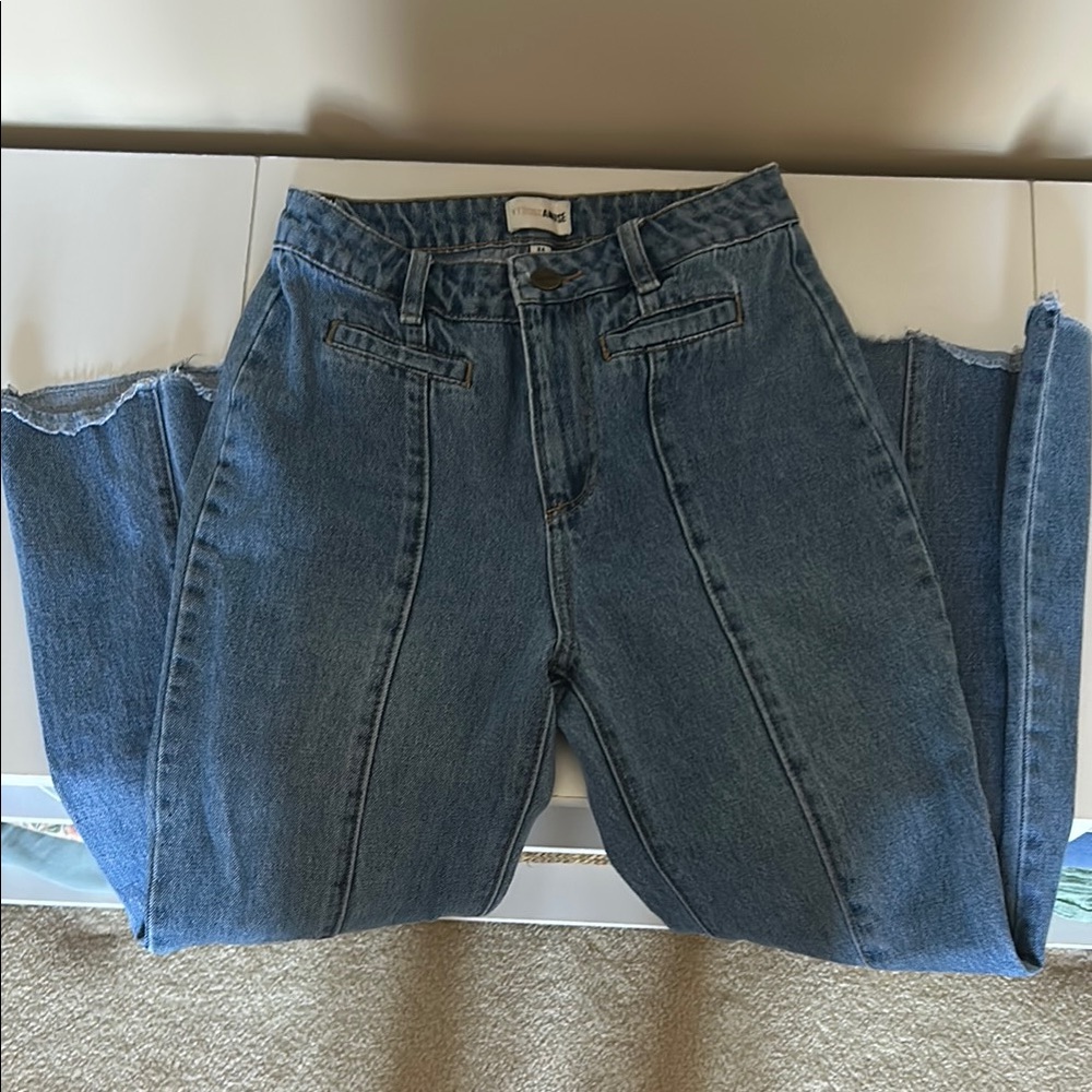 High-Rise Blue Women’s Jeans - Amuse Society